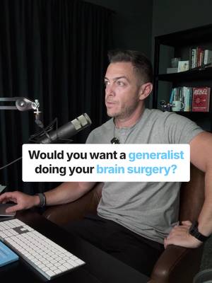 Specialists earn trust before they speak 🧠 A simple test for anyone struggling to raise their rates. If you needed brain surgery, would you book a general practitioner? Probably not, even if they knew the material. You'd choose the person who does one thing. Specialists earn more respect and higher fees because their message removes doubt. One problem, one type of person, one outcome. Many experts stay general because narrowing feels like losing opportunities. In practice it's usually what creates them. The first question in business isn't what or why. It's who. Who is the one person your business is built to serve? #consulting #leadership #businessdevelopment #executivecoaching #founders 