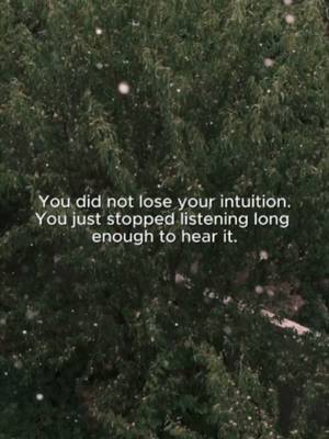 Not every answer arrives through logic or careful analysis. Sometimes you notice a subtle shift, feel drawn toward an opportunity, or sense that something doesn't quite fit before you can explain why. Those feelings aren't always right, but they're worth exploring rather than automatically pushing aside. Learning to distinguish intuition from fear and old patterns helps you make decisions with greater clarity. #IntuitiveLiving #TrustYourself #SelfAwareness #InnerWork #MindsetShift