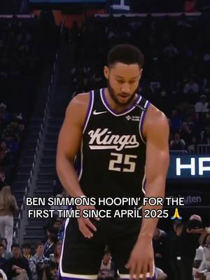 The former No. 1 pick and #NBA All-Star makes his preseason debut with the #Kings after missing the entire 2025–26 season with back issues 👏 #bensimmons #basketball 
