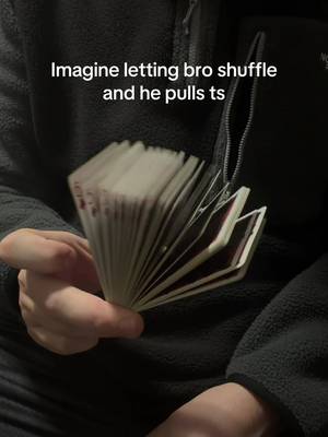 He’s never shuffling again #cardistry #magic #fyp 