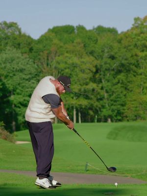 I hit it 400 yards on a regular basis #golf 