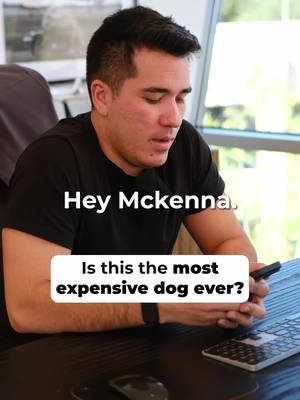 McKenna is very excited to get her dog. Would you fly your dog private? #FlyAmalfi #Mckenna #Dogs @thekolinjones 