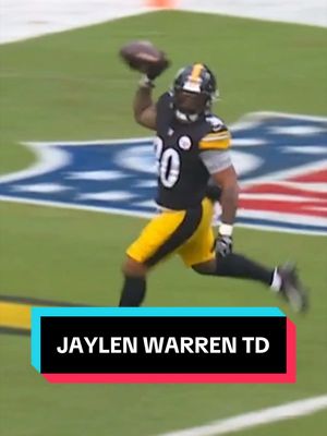 80 YARD HOUSE CALL ☎️ 📺: CBS #nfl #steelers #jaylenwarren 