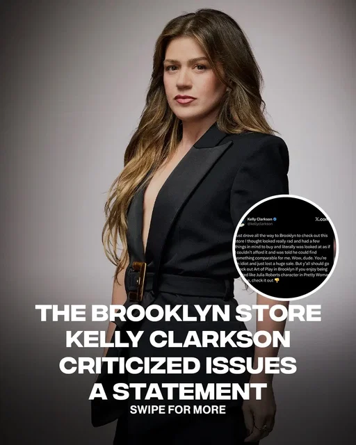 The Brooklyn store Kelly Clarkson called out, Art of Play, has responded to her account of feeling judged by a sales associate.  The shop said Clarkson asked about buying “Molly,” a one-of-a-kind singing and dancing bird automaton used in its magic shows, which is permanently attached to a wall and not for sale. Art of Play added that it welcomes customers whether they’re shopping or browsing, and said it hopes to clear things up with Clarkson. (📸: Getty)