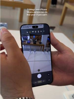 These are some of the features that the 18 has that the 17 doesn’t. Is it worth the upgrade? #iphone18pro #iphone18promax #iphonecamera #iphone18 