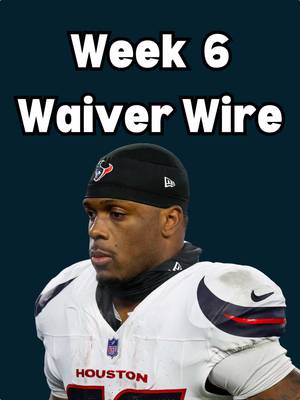 WEEK 6 FANTASY FOOTBALL WAIVER WIRE PICKUPS Jacory Croskey-Merritt and Pat Freiermuth are two of the biggest Week 6 fantasy football waiver wire targets after strong performances and clear roles on their teams. Dameon Pierce, Germie Bernard, and Woody Marks are all players to target with injuries creating more opportunities in their respective offenses. Marvin Harrison Jr. is a potential waiver wire candidate if he was dropped in your league, while Darius Cooper continues to deliver touchdowns as a red zone threat. Kendrick Bourne is my biggest Week 6 fantasy football sleeper and could emerge as the Cardinals’ WR2 for the rest of the season #walterpicks #cowboyswalterpicks #fantasyfootballtips #nflfantasy #waiverwire 