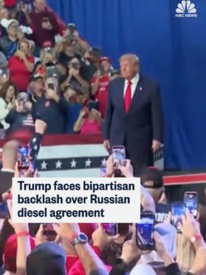 President Trump is facing bipartisan backlash after announcing Friday on Truth Social that Russia would “immediately supply” hundreds of thousands of tons of diesel fuel to the global marketplace.
