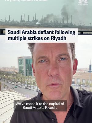 Saudi Arabia's Riyadh airport remains closed following multiple strikes that have killed 13 people, but Saudis remain defiant. NBC News' Keir Simmons reports from Riyadh.