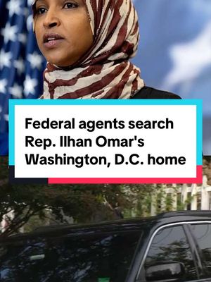 Rep. Ilhan Omar's Washington, D.C., home was the target of a raid early Monday morning by ICE's investigations unit. Sources say the investigation centers on the Minnesota Democrat's immigration paperwork. The documents in question date back to Omar's childhood, involving paperwork completed by her late father when she was a child. CBS News cameras caught agents with Homeland Security Investigations, or HSI, ICE's criminal investigative arm, outside her home. HSI is leading the investigation, with the Department of Justice assisting. Omar's office said in a statement that Omar had "done nothing wrong" and called the raid "outrageous abuse of power and an unprecedented escalation in the weaponization of federal law enforcement to target political enemies." #ilhanomar #minnesota 