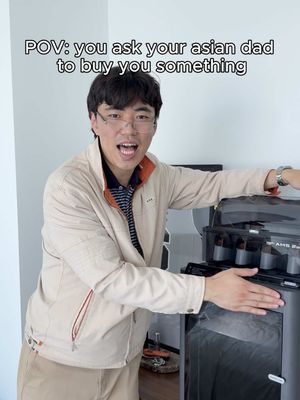 Asian dads always willing to invest in your education 😂 #comedyskits #growingupasian #bambulab #bambuletsmakeit #3dprinting @BAMBULAB Official 