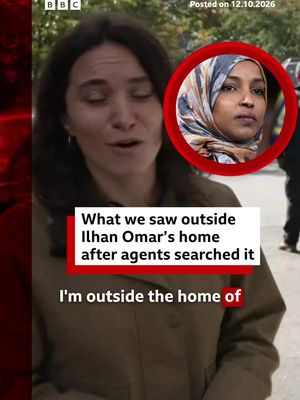 US immigration agents searched the home of Minnesota Representative Ilhan Omar on Monday morning as part of a "criminal investigation". #IlhanOmar #Minnesota #Immigration #USNews #BBCNews Tap the link in @BBCNews’s bio to learn more. #BBCNews