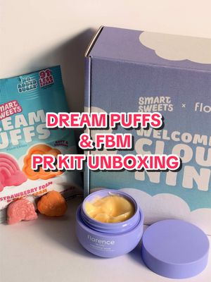 dreamiest PR mailer ☁️💜 #unboxing #smartsweets @florence by mills beauty #florencebymills #prkit #prunboxing