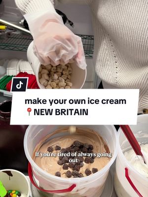 this needs to be at the TOP of your bucket list  This is my second time taking the @Frisbie’s Homemade Ice Cream’s ice cream making class because we had SO much fun last time - I’m definitely making this a yearly tradition. Create your own flavor and take home an entire gallon of it!  ➡️ link in bio to sign up! (they also do gift cards…what a great xmas gift👀)  📍They only offer this class at their New Britain location, but they also has scoop shops in west hartford, windsor, and east lyme. COMING SOON to orange and hamden!!
