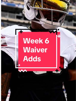 These are the top waiver adds in fantasy football week 6 #fantasyfootball #fantasyfootballtips #fantasyfootballadvice 