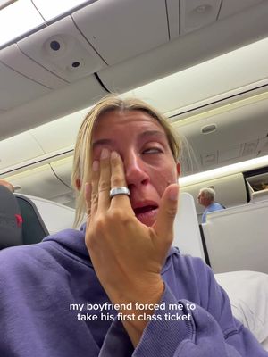 Will never be able to take another flight normal flight after first class on @delta lol