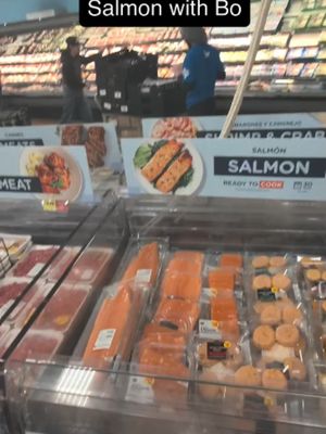 Two things tell you everything about salmon at the store: smell and feel. If it smells like the ocean, you're good. Press the flesh — if it springs back, it's fresh. If your fingerprint stays dented, walk away. Follow for more real food knowledge.
