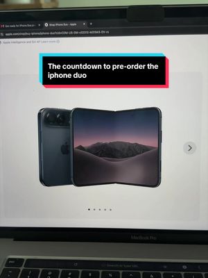 This is your sign to get all your ducks in a row! #iphoneduo #preorder 