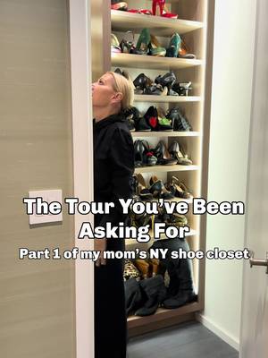 Welcome to my mom’s NYC shoe closet 👠🗽 If you thought the clothes were good, just wait until you see the shoes. 😂 From the stories behind the pairs to the ones she simply couldn’t leave behind, every shoe has a little piece of her fashion history attached to it. Part 1 of taking you inside my mom’s closet and hearing the stories behind her collection. Trust me, we’re just getting started. 🤍 Which pair would you want to hear the story behind first? #MomsCloset #NYCFashion #VintageFashion #ShoeCollection #FashionOver50 