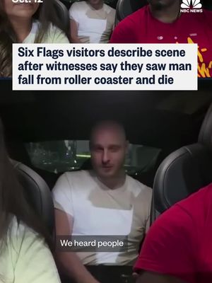 A person died and other people were injured at Six Flags Over Georgia on Monday, officials say, as witnesses reported seeing a man fall from a roller coaster. Three visitors at the park described the scene after the incident.
