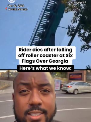 A person fell to their death while riding The Goliath, a 200-foot-tall "hyper-coaster" at Six Flags Over Georgia on Monday. Several others on the ride were also injured. CBS New's Skyler Henry has more on the tragic incident. #georgia #sixflags #rollercoaster 
