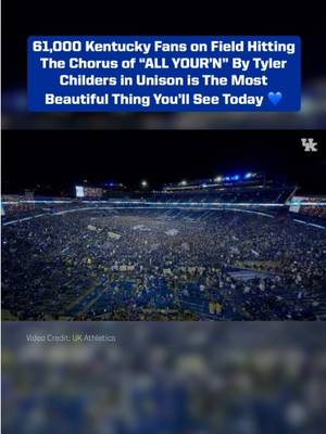 No words. I love this school, this state, and this fanbase more than anything in the world 💙 🎥 @UK Athletics  • • • • #BBN #BigBlueNation #CatsBy90 #WeAreUK #KentuckyWildcats @The College Sports Company 