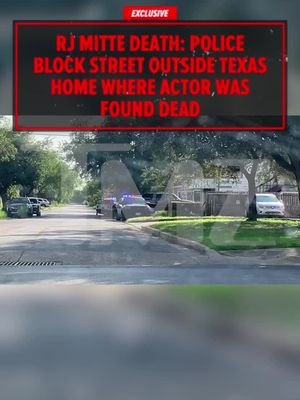🚨 EXCLUSIVE: RJ Mitte's death brought a heavy police presence to his Texas neighborhood ... and we've obtained video showing cops outside the home where the "Breaking Bad" star was found dead.
