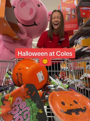 Percy Pig heard “pick a treat” and took it very seriously 🐷 Check out the M&S Halloween range, available in store now 🎃 *Limited time only, while stocks last. #Coles #Halloween #PercyPig 