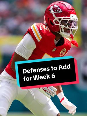 4 Defenses that will DOMINATE  week 6 of Fantasy Football! #fantasyfootball #fantasydefenses #waiverwire #patriots #chiefs 