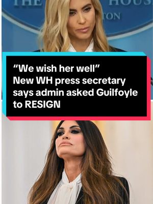 New White House press secretary Katie Zacharia announced in her first press briefing that the Trump administration has asked U.S. Ambassador to Greece Kimberly Guilfoyle to resign. Guilfoyle has faced scrutiny over reports from The Wall Street Journal about her conduct as ambassador and before she was confirmed to the role.