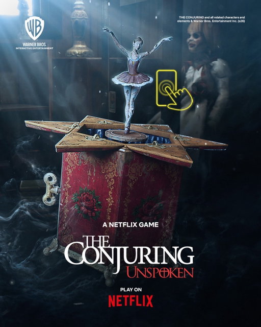 you shape your story in THE CONJURING: UNSPOKEN, a new horror game available on Netflix now #gaming #supermassive @Supermassive Games 