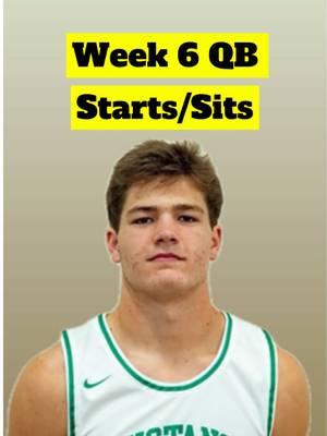 Week 6 QBs you need to be Starting and Sitting for fantasy football!  Jordan Love has an elite matchup with the Cowboys, making him a great option.  Drake Maye is looking like himself, which means he needs to be started in our fantasy lineups against the Jets.  Matthew Stafford is playing the Cardinals….  Jayden Daniels is in a sneaky tough matchup with the Niners and he hasn’t been throwing super super well.  #fantasyfootball #fantasyfootballadvice 