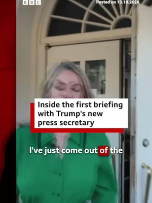 Katie Zacharia's predecessor Karoline Leavitt served as White House press secretary from the beginning of Trump's second term in January 2025 until August 2026. #KatieZacharia #WhiteHouse #DonaldTrump #PressSecretary #USPolitics #BBCNews