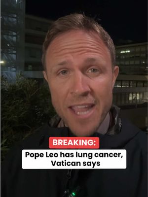 BREAKING: The Vatican has released a statement saying that Pope Leo XIV has lung cancer and that he had surgery to remove the lower lobe of his right lung. The 71-year-old pontiff was in the operating room for about 3 hours, the statement said. The surgery itself lasted approximately 90 minutes. "The surgery was successful, and there were no complications," the statement said. Head to the linked article for more on this developing story. #pope #popeleo #vatican 