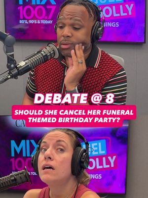 Do you think she should cancel it?