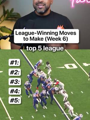 5 league winning moves to make for Week 6