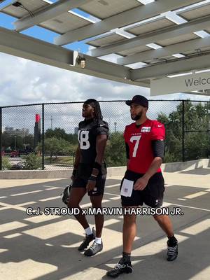 7️⃣ X 1️⃣8️⃣ #nfl #cjstroud #marvinharrisonjr #houstontexans #practice 