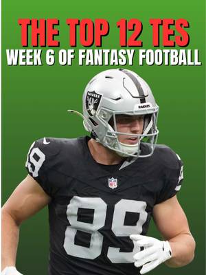 Best TEs To Start In Fantasy Football Week 6 #football #nfl #fantasyfootball #tightend #TikTokCampaign 
