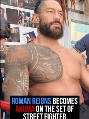 #RomanReigns was born to play Akuma in @Street Fighter Movie! 🔥 See more BTS of Roman in “Street Fighter” on WWE’s YouTube channel and see the movie in theaters Oct. 16th! #WWE 