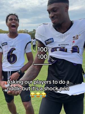 Got em 😂😂😂 #shockpen #ravens #nfl 