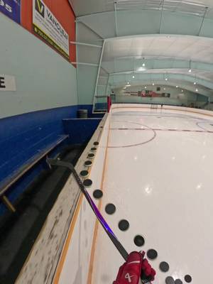 Took a minute to get that last puck in 😂😩