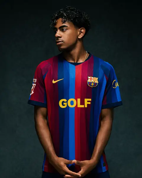 Barcelona will wear Tyler, The Creator’s ‘GOLF WANG’ brand on their shirts for their upcoming El Clásico meeting with Real Madrid on 25 October 👕✨ The first jersey takeover of its kind, Tyler, The Creator’s edition featues a full GOLF WANG collection of Barça streetwear 😮‍💨 Barcelona Femení will also wear the jersey when they meet on Granada on 24 October 🤝