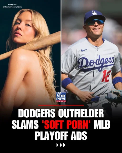"Parents shouldn't have to worry about this." Los Angeles Dodgers outfielder Alex Call is calling out MLB and television networks over revealing ads featuring actresses like Sydney Sweeney and Megan Fox airing during playoff games, saying parents shouldn't have to worry about what their kids might see while watching baseball. "My son wants to watch baseball with Dada," Call writes, questioning how he's supposed to explain a "half-naked" woman suddenly appearing on screen.