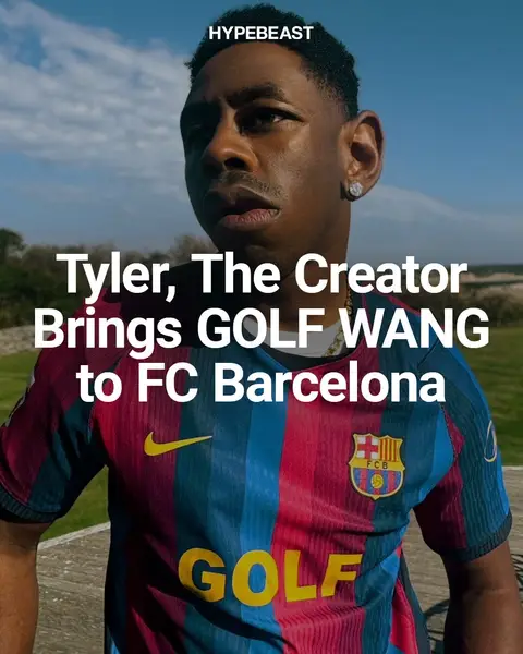 Only 1,899 special edition Jerseys will be available.  For Spotify’s latest FC Barcelona jersey takeover, Tyler, The Creator has full control. Golf Wang branding is taken to the pitch alongside a collection of retro jerseys, jackets and accessories.  #FCbarcelona #TylerTheCreator #ElClasico #Barcelona #Spotify