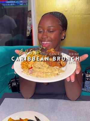 $45 All You Can Eat & Drink Caribbean Brunch 🥂🥳 Yall $45 can’t get you far in this economy but it can get you all you can eat food & drinks in the Bronx! Let me pyo!!!!  📍Code Red Restaurant is a Caribbean restaurant serving up the best affordable brunch in the city! From lamb chops & eggs, chow mein to jerk chicken they got it allllll! 🥂 I’m a TRUE brunch lover and this brunch definitely GOT MY HEART! From the bottomless rum punch, mimosas, sorrel and Bellinis to the UNLIMITED food and the dj that had alllll the vibes! Hands down the best $45 I ever spent! Definitely try the lamb chops and eggs my absolute fav. 🔥 Best place to celebrate your birthday in NYC, you’ll definitely have a timeeeee 🥳 SR Rating: A ⭐️ Want to find out more? Check this out.  📍1320 E Gun Hill Rd Bronx, NY 10469 🥂90 mins Sun Brunch  🥳 Birthday Celebrations Available  @coderednyc  #musttryfood #caribbeanfood #nycbrunch #brunchlover #RestaurantReview  . . . places to eat in nyc, best brunch in the Bronx, best brunch in nyc, things to do in nyc, visit nyc, explore nyc, food in the Bronx nyc