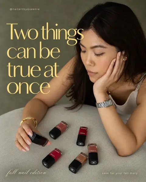 One of my favorite things about being a nail artist. There are no real rules here. Trends can inspire us, seasons can shift the palette, but the nail world is basically one giant playground for whatever mood, idea, reference, or tiny obsession shows up next.  The world is our oyster, and apparently so is the nail table. #FallNails #NailArt #NailInspo #NailArtist #Nail  