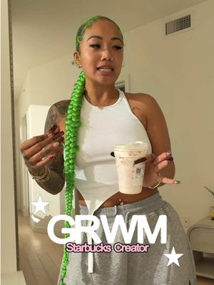 If I’m customizing the outfit, obviously I’m customizing the drink 💗 The Pink Protein Drink is giving finishing touch. #StarbucksCreator @Starbucks 