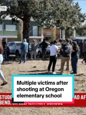 Authorities in Bend, Oregon say a shooting at Silver Rail Elementary School has left behind multiple victims, including children. A shooter was shot and killed, police say. At least two people were taken to a local hospital for treatment, but information on their conditions and total number of injuries remain unclear. #news #breaking #oregon 