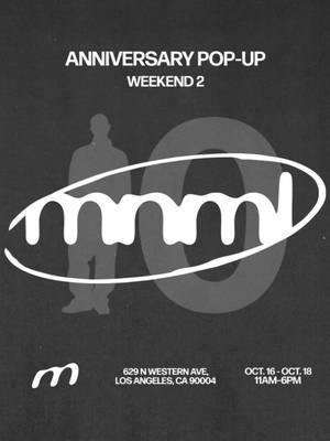 Join us for the last weekend of our LA pop-up celebrating a decade of mnml - Product customization by @Chidiebere Udogwu ©  - @BACKONFIGG in store 10/17 - sounds by @tyty & friends  - Complimentary coffee + matcha