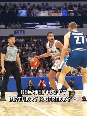 Nung isinilang ka sa mundo, handa ka nang mag cross cross stepback jumper 🤩🎂 Belated happy birthday to Freddy Ibrahim! #EASL #NextLevel