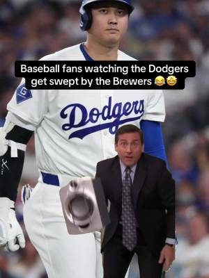 All the money in the world couldn’t buy the Dodgers a win in the NLCS 😬🤷‍♂️💰  #dodgers #MLB #brewers #WorldSeries 